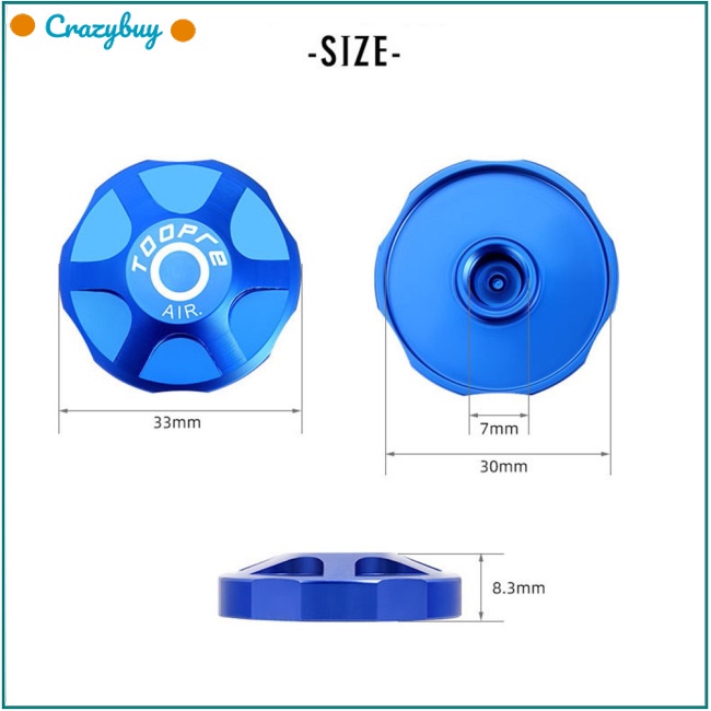 Cr Nắp Đậy Phuộc Trước Bằng Hợp Kim Nhôm Cho Xe Đạp