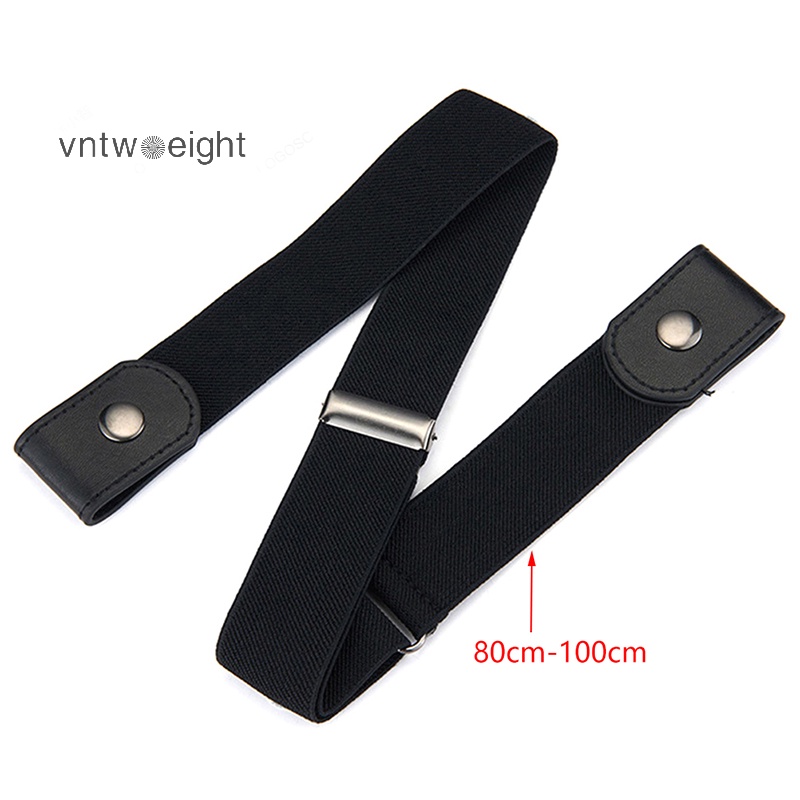 Sujian333 Thắt Lưng jean Không Khóa Có Thể Điều Chỉnh Không Co Giãn Vô Hình Giảm Xóc Dành Cho Nam Nữ Giao Hàng Tốt