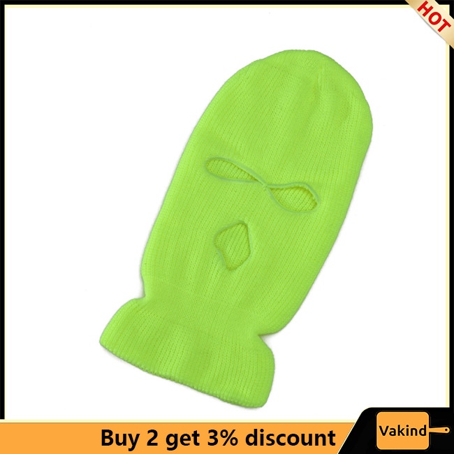 Vakind Mũ Trùm Đầu Kèm Khẩu Trang 3 Lỗ Giữ Ấm Mùa Đông