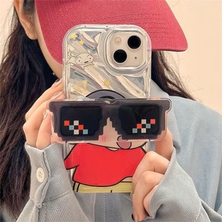 Vỏ Bao Da Điện Thoại Họa Tiết shin Cậu Bé Bút Chì Cho iphone 15 14 13 12 11 pro max 7 8 plus se2020 x xr xs max Ốp