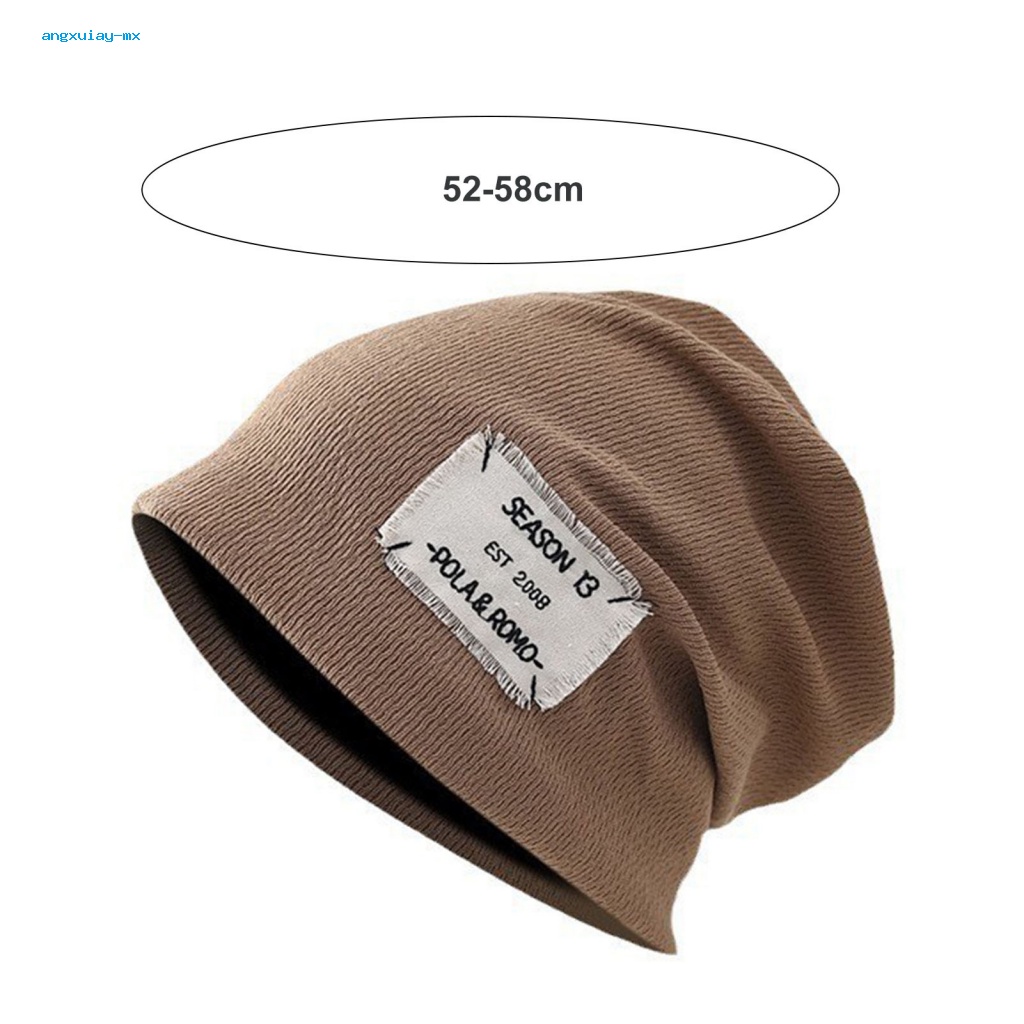 Mũ beanie Dệt Kim Co Giãn Chống Gió Chống Trượt Thời Trang Mùa Đông Cho Nam Và Nữ