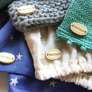 5 Cái Nút gỗ Handmade bầu dục