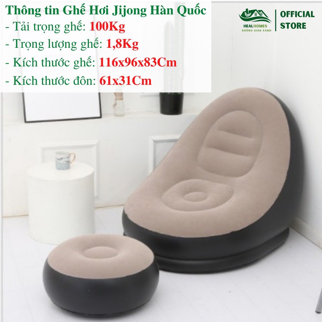 GHẾ ĐỆM HƠI THƯ GIÃN CAO CẤP HÀN QUỐC TỰA LƯNG BỌC NHUNG CAO CẤP