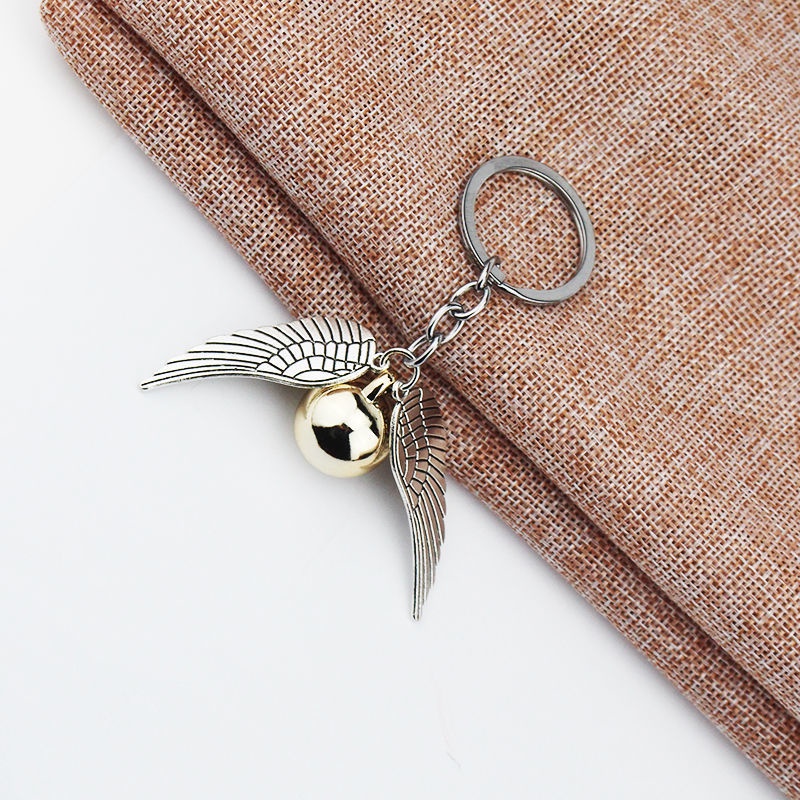 Harry potter Móc Khóa Bằng Kim Loại Mạ Vàng Phong Cách harry potter Âu Mỹ