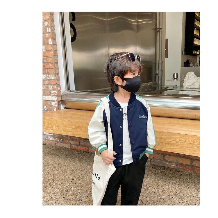 Áo Khoác Bóng Chày Phong Cách Hàn Nhật Mới 2023 Cho Bé Trai