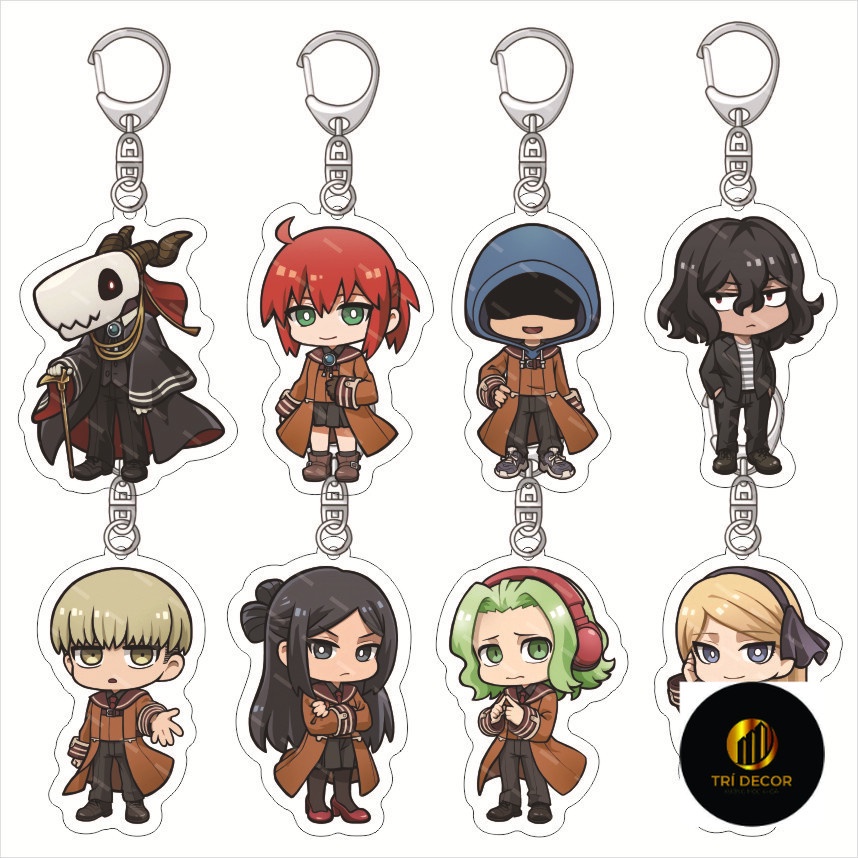 Móc khóa acrylic cô dâu của pháp sư Elias Hatori Chise Luz Mặt dây chuyền acrylic