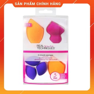 AUTH 100% BÔNG MÚT REAL TECHNIQUES mút lẻ, mút set, mút 4
