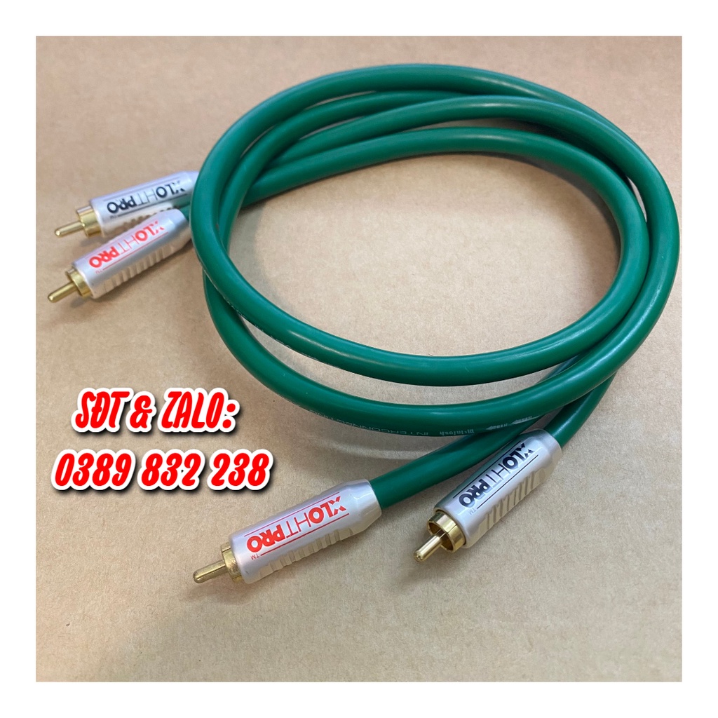 Dây AV McIntosh đầu XLOHTPRO Cao Cấp Mỹ - Hàng Chính Hãng