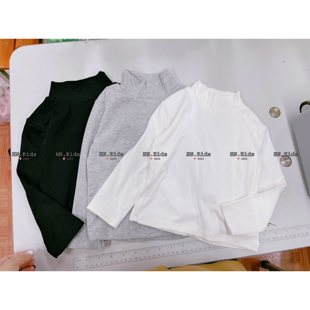 SIZE ĐẠI 8-26KG: Áo giữ nhiệt cổ 3 phân thu đông cho bé trai bé gái - AGNTD