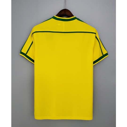 Áo Đấu Cổ Điển brazil home 1998 Đã Sẵn Sàng Cổ Điển * Người Bán Tại Địa Phương *