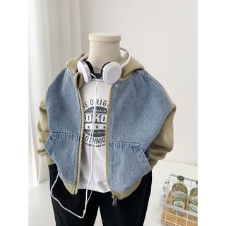  Áo Khoác Hoodie Giả Hai Lớp Phối Khóa Kéo Thời Trang Mới 2023 Cho Bé Trai 