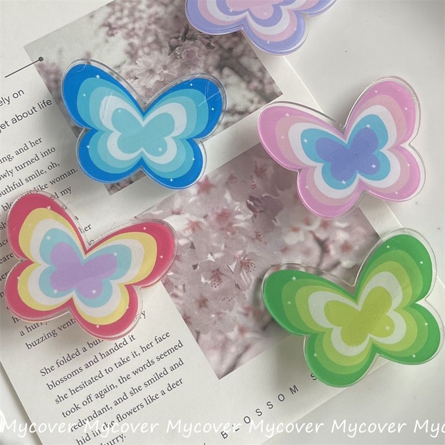 Giá Đỡ Điện Thoại Hình Bướm Thời Trang Thu Đông Ấm Áp