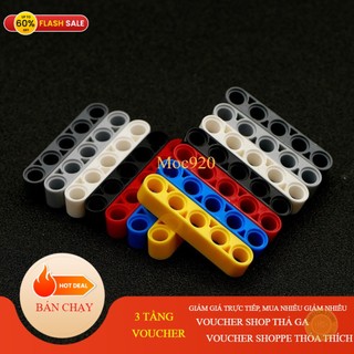 Combo 5 gạch technic liftarm 1x5 dày no.495 - đồ chơi lắp ráp phụ kiện moc tương thích part 32316