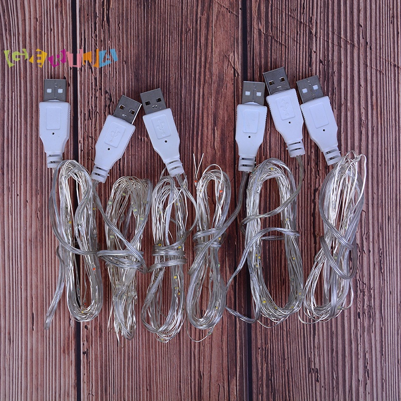 Dây Đèn led Trang Trí 2m 20led 3m 30led usb