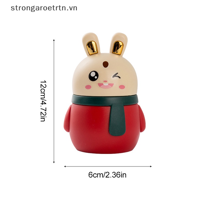 Hộp Đựng Tăm Xỉa Răng Dạng Nhấn Hình Thỏ Dễ Thương Giá Đỡ