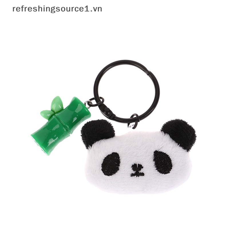 Móc Khóa Gấu Trúc Nhồi Bông Dễ Thương 1.vn}