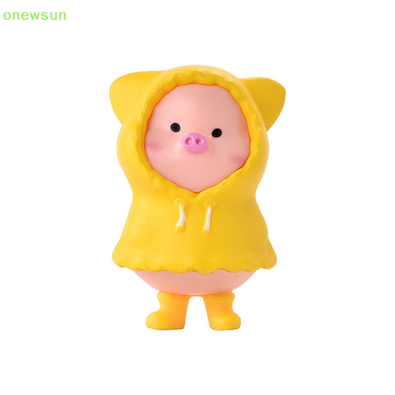 Tượng Heo Con mini Dễ Thương Dùng Để Trang Trí Nhà Búp Bê / Tiểu Cảnh diy Mới