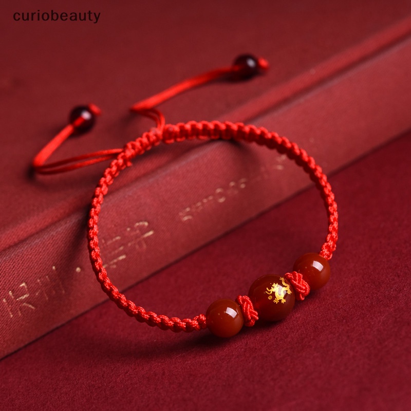 Vòng Tay Dây Đỏ May Mắn Năm Con Rồng Phong Cách Trung Hoa 2024 Làm Quà Tặng Giáng Sinh