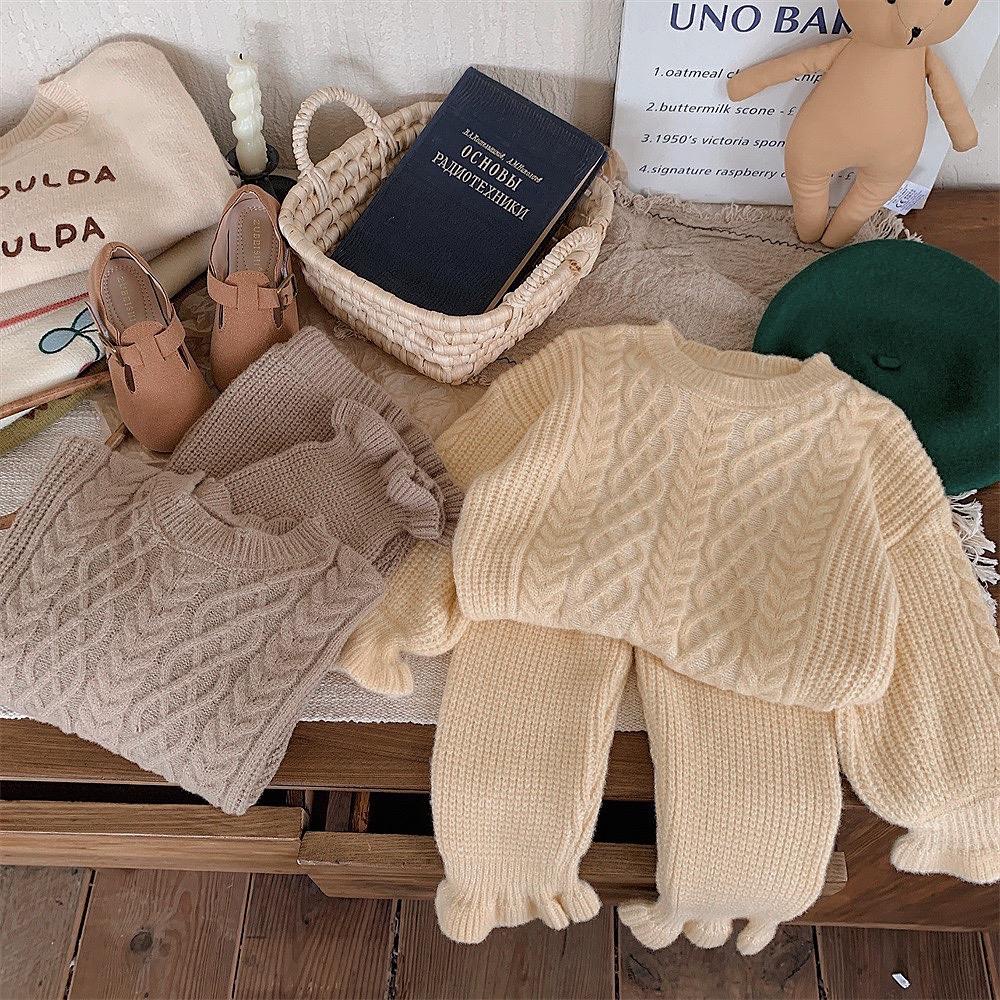 Sét Len Thừng Quần Bèo Hàn Cho Bé Gái 13kg đến 26kg