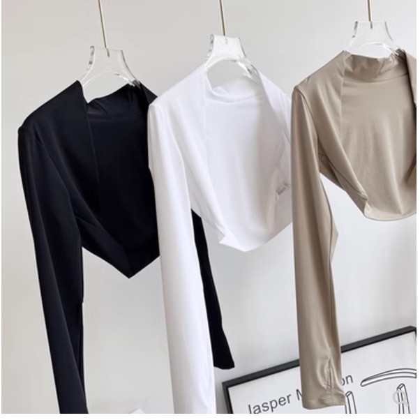 OLALA LEISURE Áo Khoác Mỏng Dài Tay Chống Nắng Dùng Tập yoga xs Dl346