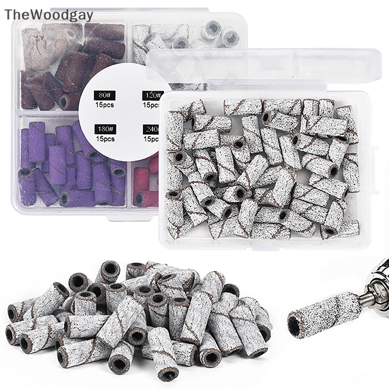 Bộ 80 / 150 / 180 / 240 Vòng Cát Mài Móng Tay Điện Tiện Dụng