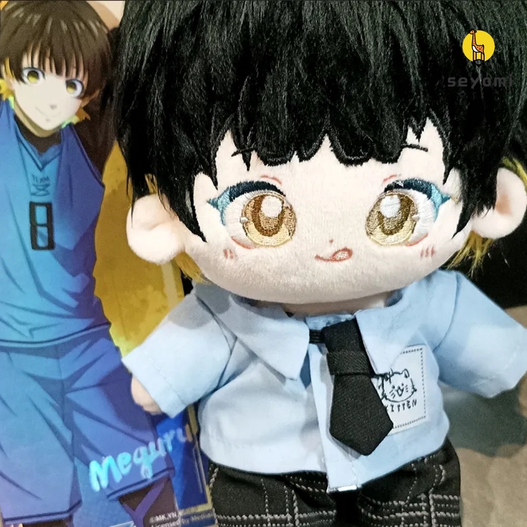 Búp Bê Nhồi Bông chigiri hyoma aniem 20cm Màu Xanh Dương Khóa bachira meguru Dễ Thương