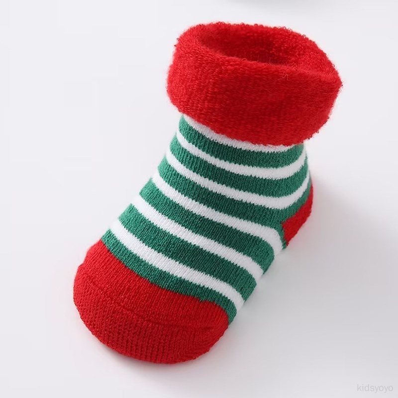 Vớ cotton Không Trơn Họa Tiết Sọc Dễ Thương Dành Cho Bé Trai Và Bé Gái