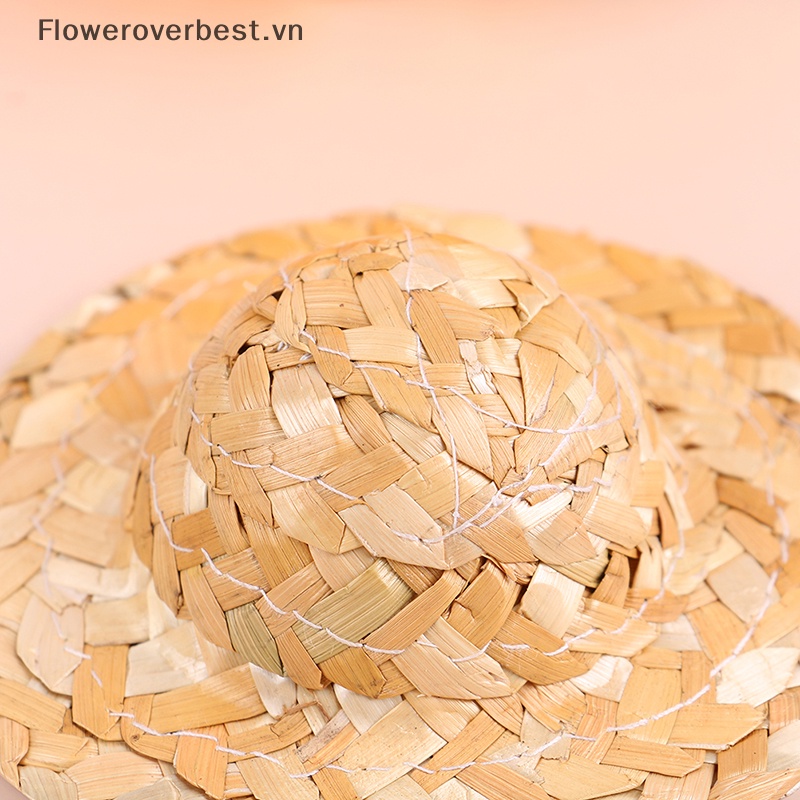 Fbvn Set 2 Mũ Rơm Dệt Thủ Công Trang Trí Búp Bê Trang Sức Thủ Công diy Bán Chạy