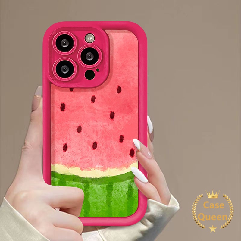 Hoạt Hình Ốp Điện Thoại Mềm Hình Dưa Hấu Cho iphone 7plus 11 15 14 13 12 pro max 7 6s 8 6 plus xr x xs max se 2020