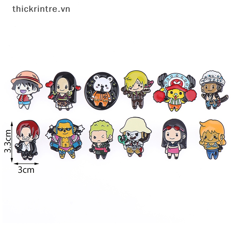 Huy Hiệu Cài Áo Hình anime one Piece vn