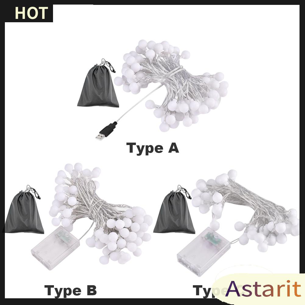 Dây Đèn Led 6 / 10m Ánh Sáng Ấm Áp Cắm Trại Tiện Dụng