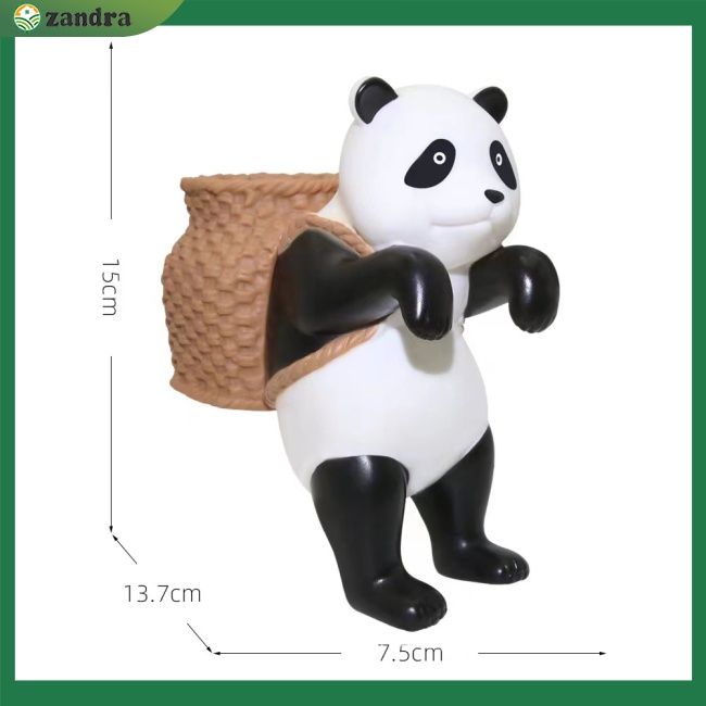 Gấu Trúc Nhân Tạo Bằng Nhựa resin Trang Trí Bể Cá