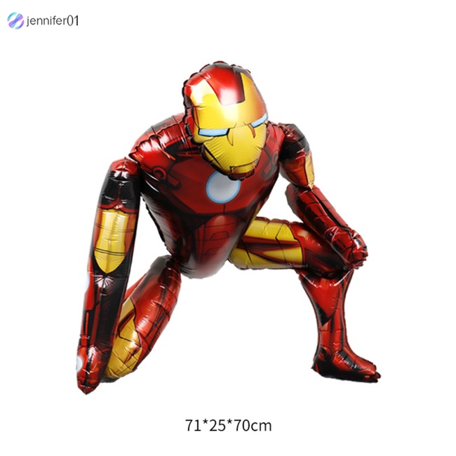 Bong Bóng Màng Nhôm Hình Người Nhện / Người Sắt / Người Nhện 3d Độc Đáo Trang Trí Tiệc Cưới / Sinh Nhật