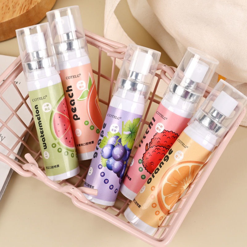 Xịt Thơm Miệng Cotelg Vị Trái Cây Hương Thơm Tự Nhiên, Tươi Mát 22ml