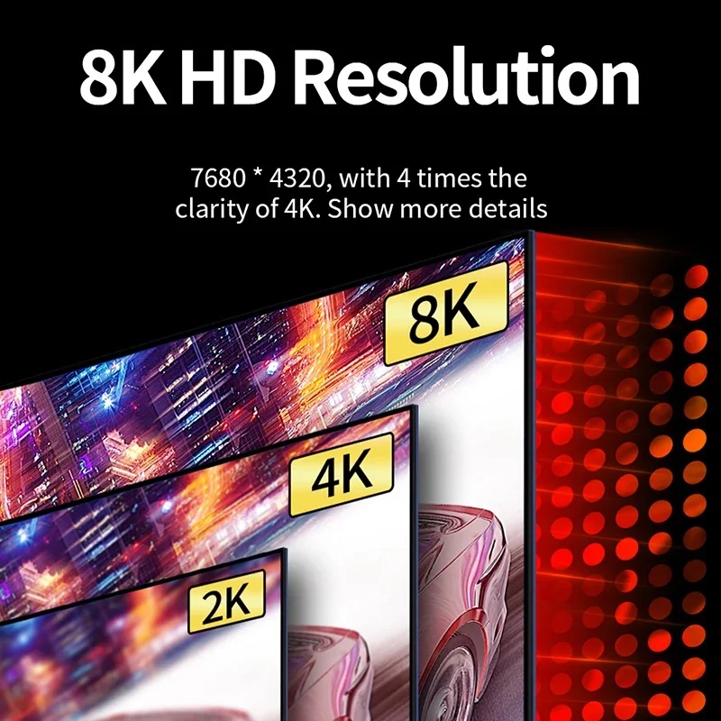 XIAOMI Dây Cáp hdmi 8k Tốc Độ Cao 8k @ 60hz hdmi 2.1 48gbps