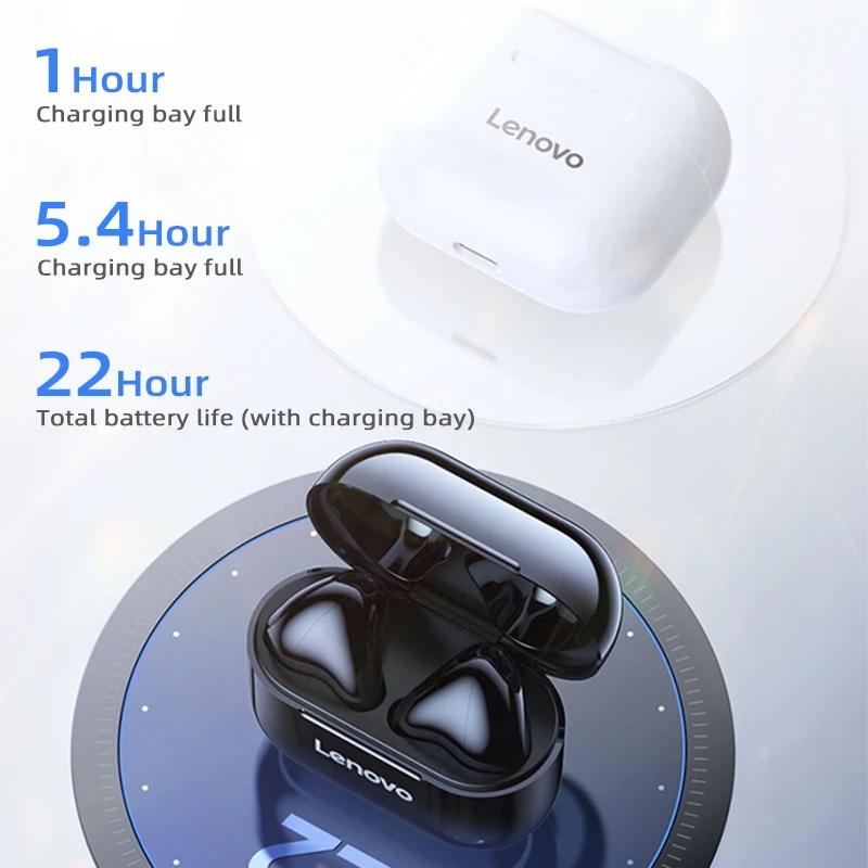Lenovo Tai nghe không dây Chống Thấm Nước Có Micro Tiện Dụng