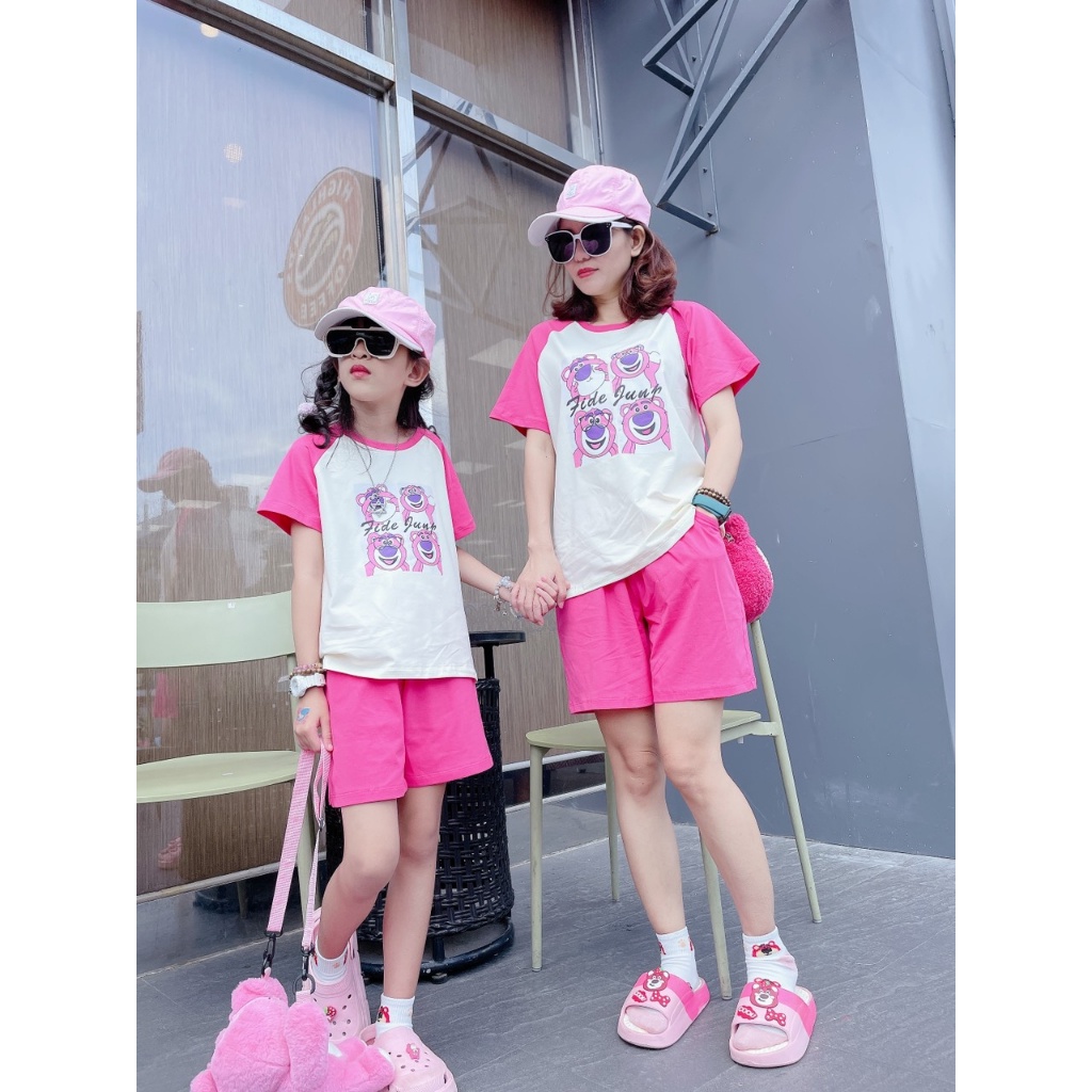 Set Đồ Đôi Mẹ Và Bé Gái