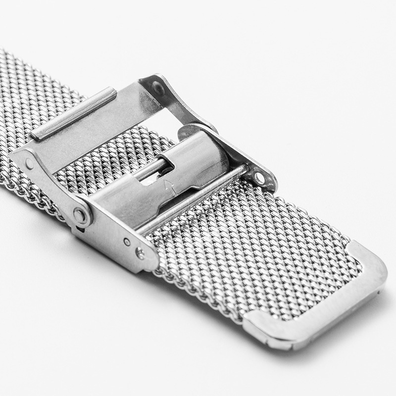 Dây đồng hồ nam nữ inox - kim loại size 22mm 20mm 18mm 16mm 14mm 12mm, dây đeo đồng hồ cao cấp DW milanese thép không gỉ