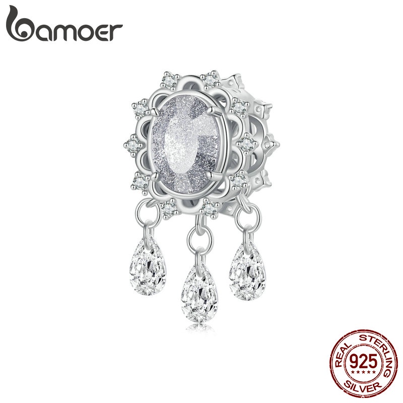 Bamoer Mặt Dây Chuyền Bạc 925 Lấp Lánh