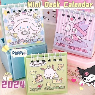 Lịch để bàn 2024 mini họa tiết sanrio dễ thương