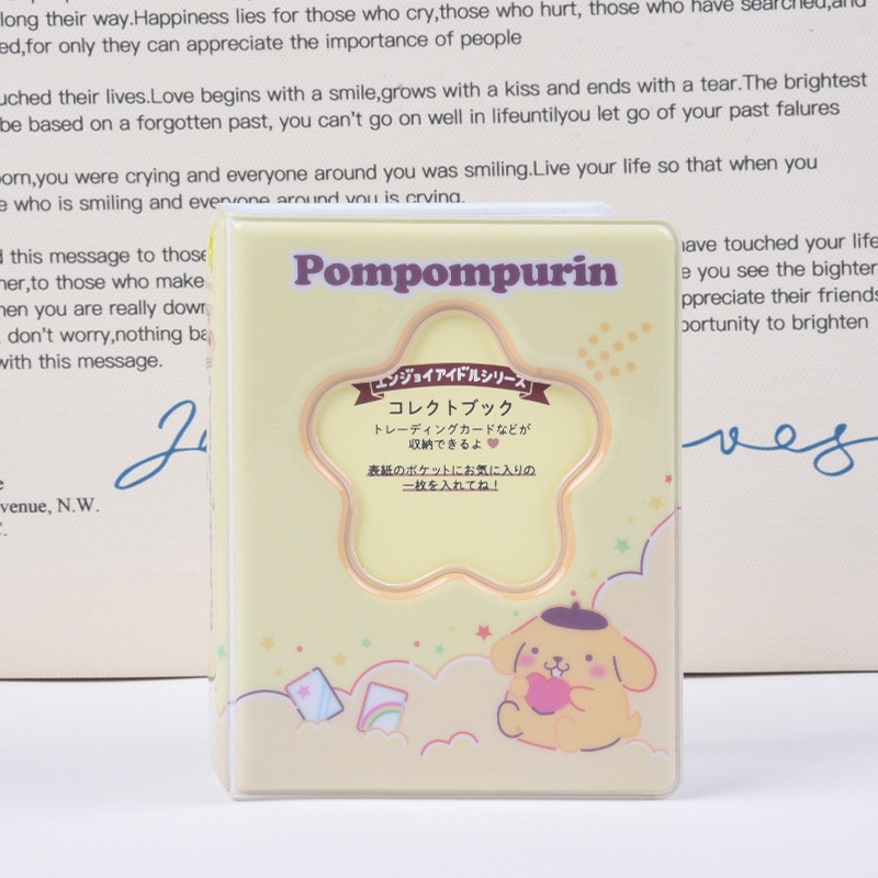 Kẹp Sách Ảnh polaroid Hình sanrio kuromi melody 3 inch
