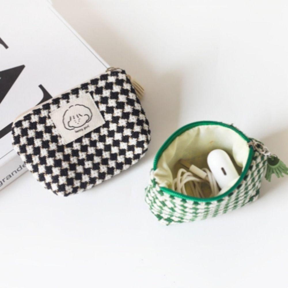 UUMIR Túi Đựng Tiền Xu / Tai Nghe mini Thiết Kế Tua Rua Phong Cách Nhật Bản