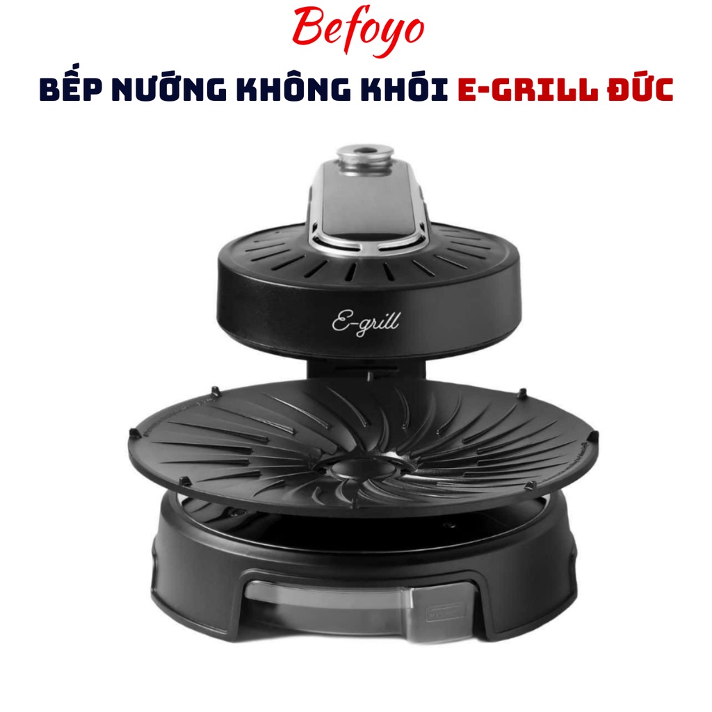 Bếp Nướng Không Khói E-GRILL bản điện tử, Lò Nướng BBQ, Máy Nướng, Lò Nướng, Công Suất 1800W,  BH 12