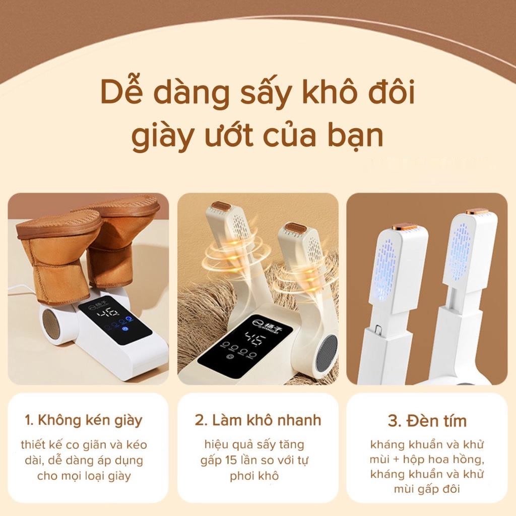 Máy Sấy Giày Gia Đình Thông Minh Đa Chức Năng Hẹn Giờ Khử Mùi UV Máy Sấy Giày Có Thể Thu Vào Giao Hàng Nhanh Địa Phương