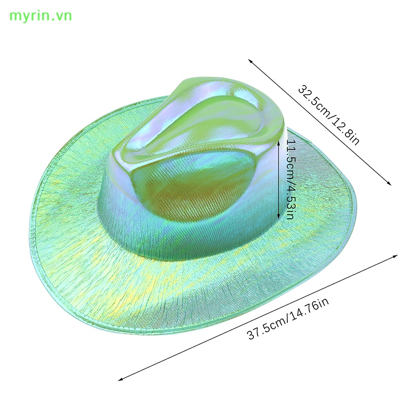 Myrin 1 Mũ Cao Bồi Cao Bồi Miền Tây Màu Dạ Quang Hình Dạng Nón Cao Bồi Cỡ Lớn fantasy carnival