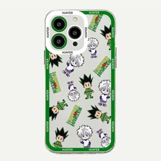 Ốp lưng iphone và samsung xiaomi oppo cạnh vuông Anime HUNTER x HUNTER Killua Gon chibi