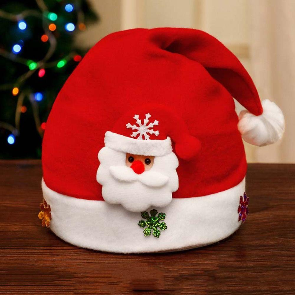 Mkeb Mũ Giáng Sinh Nghệ Thuật diy Hình Ông Già Noel Tuần Lộc Ông Già Noel Chim Cánh Cụt montessori penguin Người Tuyết Cho Trẻ Em / Trẻ Em