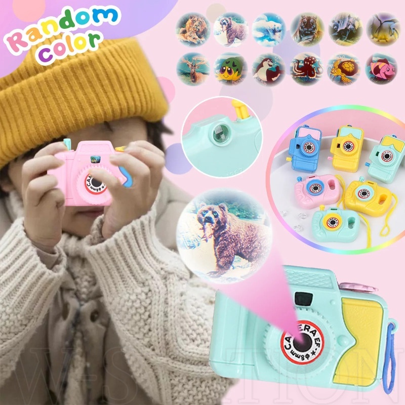 1 Máy Ảnh Đồ Chơi Màu Macaron Dễ Thương Sáng Tạo Và Thú Vị Cho Trẻ Mẫu Giáo