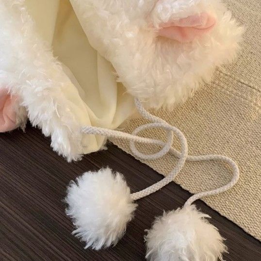 Mũ Lông Cừu Che Tai Giữ Ấm Mùa Thu Đông Phong Cách Hàn Quốc Dễ Thương Ngọt Ngào Cho Trẻ Em