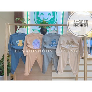 Bons99 - bộ chui đầu nỉ lông mềm ấm cho bé